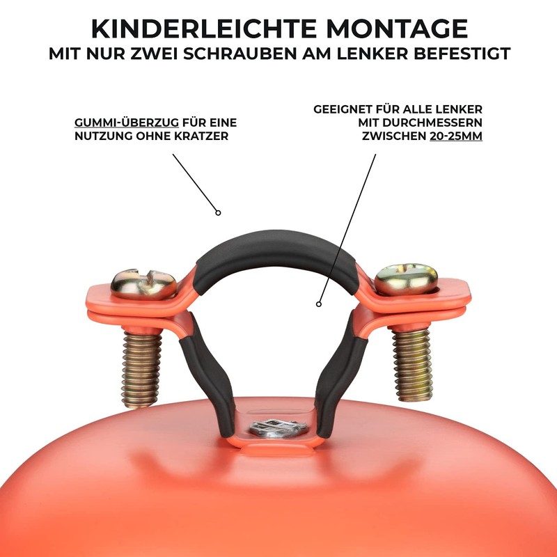 URBAN ZWEIRAD bicycle bell - BIG MAMA bike bell (large),