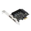 Adapter Card PCIe to SATA ESATA IDE PCB Network Converter