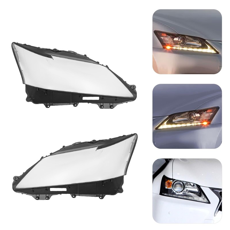 1 Pair Headlight Covers for 2012-2015 for Lexus GS250 GS350