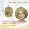 Wigi Gorro Seda Morera Coletero Dormir Ducha Pelo Redondo Amarillo