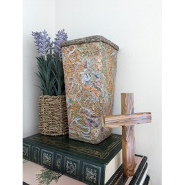 HolyRoses | Handcrafted Olive Wood Christian Wall Cross from Bethlehem | Genuine Product | 4.75" 12 cm. Genuine Product for Spiritual Home Decor.