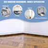 WADILE 90"x 3.1" Crown Molding Peel and Stick, Flexible Wallpaper