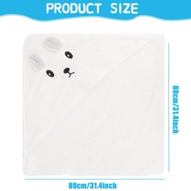 Lelang Hooded Towel Baby, 80 x 80 cm Bath Towel with Hood, Baby Bath Towel, Baby Bath Towel with Hood, Baby Bath Towels & Hooded Towels, Baby Towel with Hood