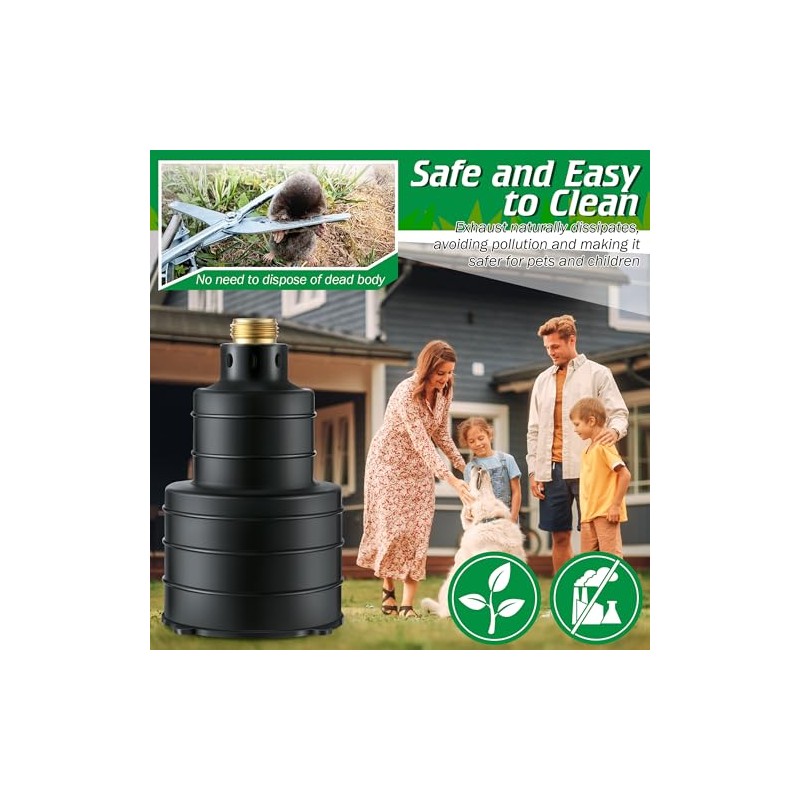 Qualirey 2 Pack Pest Control Exhaust Pipe Attachment Transport Exhaust