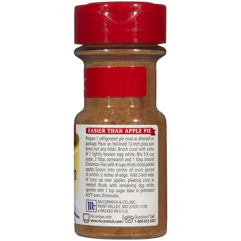 McCormick Ground Cinnamon, 2.37 oz, 6 pk