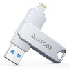 MFi Certified 128GB Flash Drive for iPhone Photo Stick USB