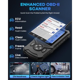 mucar CDE900 2+32G OBD2 Scanner Universal OBD II Code Reader, Extra Subscribe ECM+TCM+ABS+SRS 4 Systems and 28 Reset Car Diagnostic Tool Engine Code Reader