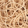 Foshine Rubber Bands 150Pcs Beige 4.8inch/12cm Big Wide 0.125inch/0.3cm Elastic
