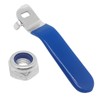 NGe 1Pcs Blue Replacement Ball Valve Handle,with M8 Nut,Hole Size