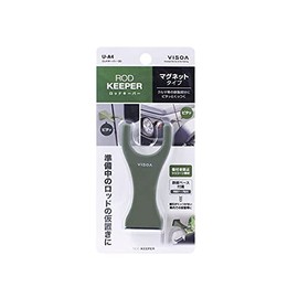 Tsuchiya Yak Rod Keeper U-A4 Olive Draft, Simple Rod Keeper for Attaching to Iron Parts of Your Car