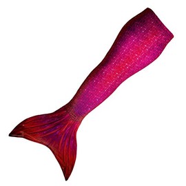 Mermaid Swimsuit (No Monofin) (Fiji Red, 4. L)