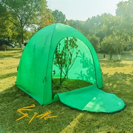 Upgrade Winter Plant Warm Covers - Freeze Protection Shrub Covers, Winter Plant Warm Tent and Frost Covers Protecting Fruit Potted Plants Tree from Freezing Animals Eating (59 * 59 * 60)