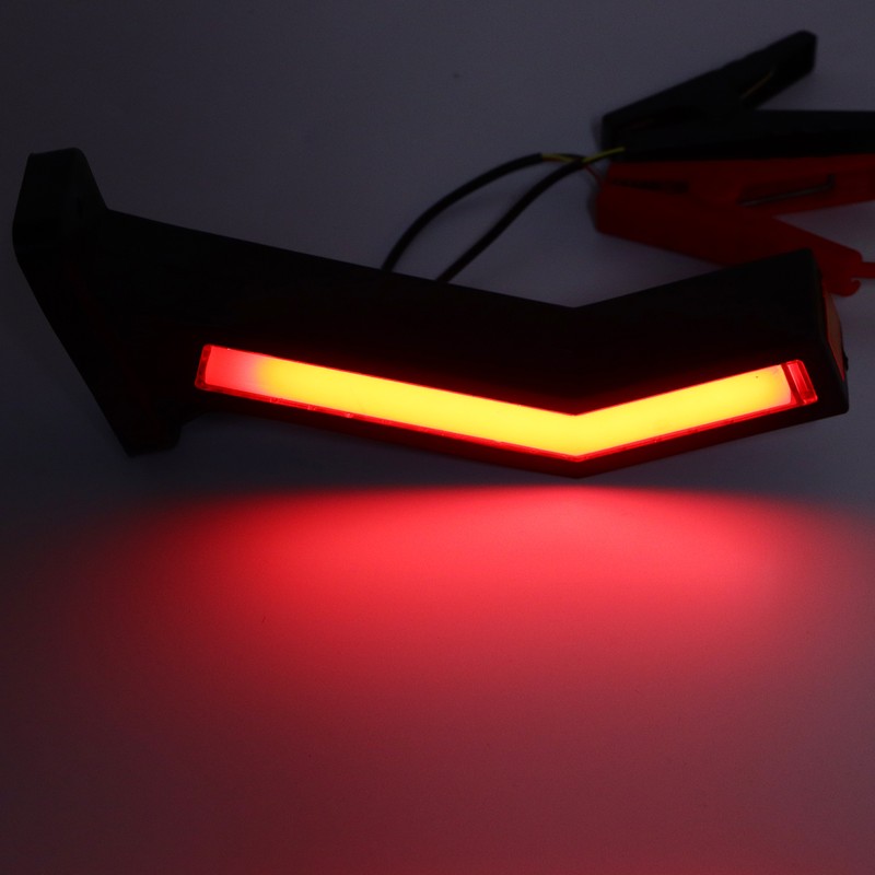 2pcs LED Side Marker Light IP67 Waterproof 12‑24V Indicator Lamp