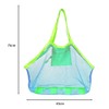 ZONADAH 45x30x45cm Large Mesh Beach Bag Folding Sand Away Tote