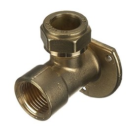 22mm x 1/2" Compression Wallplate Elbow