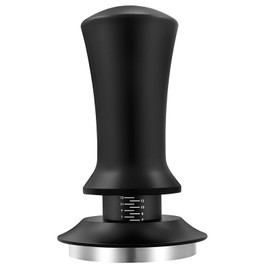 ABRVUAHM Coffee Tamper 51mm, Spring Loaded Tamper Espresso Press with Tamper, Premium Barista Coffee Tamper with Calibrated Spring Loaded, 100% Flat Stainless Steel Base Tamper