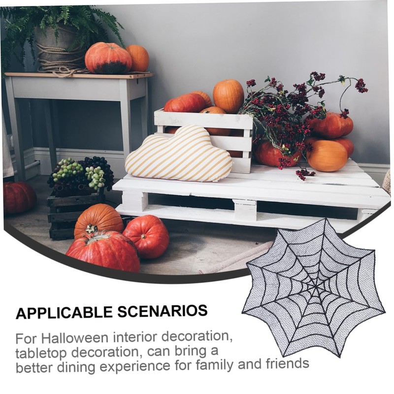 COLLBATH 2pcs Home Table Cloth Tablecloths Set Non-Slip Heat-Resistant Skin-Friendly