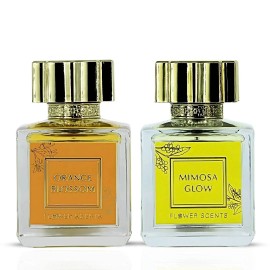 Flower Scents Orange Blossom & Mimosa Glow Eau de Parfum Sprays 65ml by Flower Scents (Bundle)