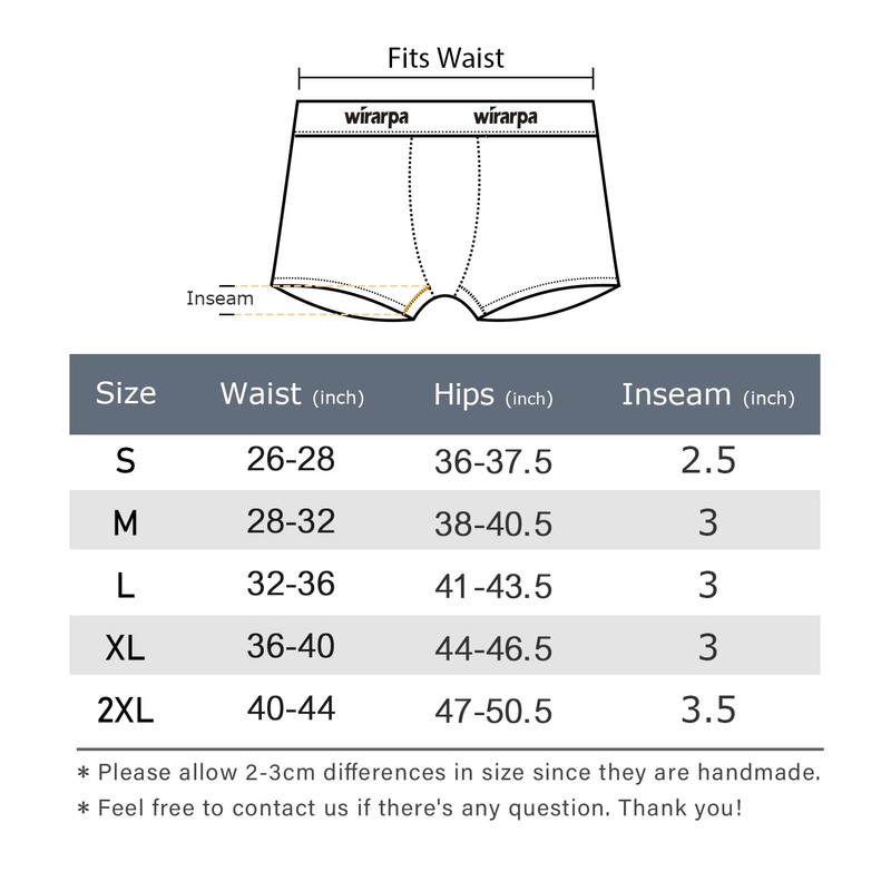 wirarpa Women's Cotton Boxer Briefs Underwear Boy Shorts 3" Inseam