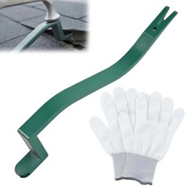LEONTOOL Dachschlangenwerkzeug, robustes Schindelentfernungswerkzeug, 2-in-1 Schindeln-Nagel-Installateur Nagelentferner, Hebelstange, geschmiedeter Kohlenstoffstahl, professionelle