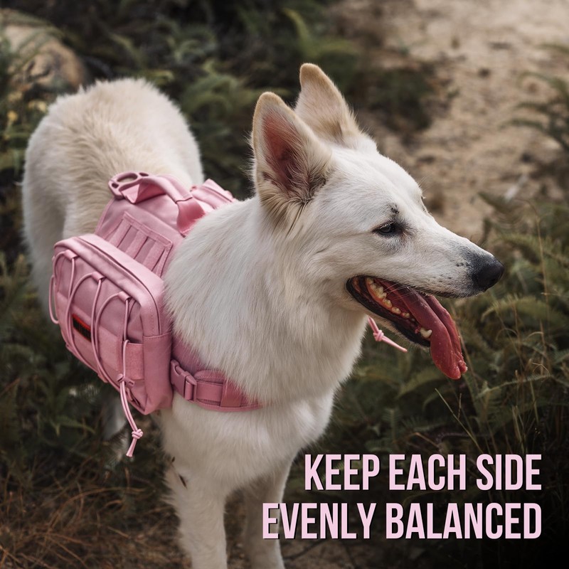 OneTigris Dog Backpack for Medium & Large Dogs, Mammoth Nylon