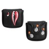 SHABIER Black Golf Putter Cover with Tiger Shark Design Golf