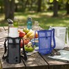 3 PCS Mesh Water Bottle Holder with Strap and Pocket,
