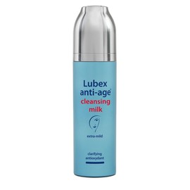 Lubex anti‑age cleansing milk – Sanfte Reinigungsmilch mit Pflegelipiden und Hyaluron, entfernt Make‑up rückstandslos, beruhigt Haut, stärkt Feuchtigkeitsbalance, ideal für trockene Haut, 120ml