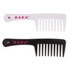 BABA - 2 Piece Diamond Crystal Wide Tooth Detangler Comb