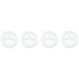 DCC9CPWCR - Dart Unlaminated Foam Compartment Plates