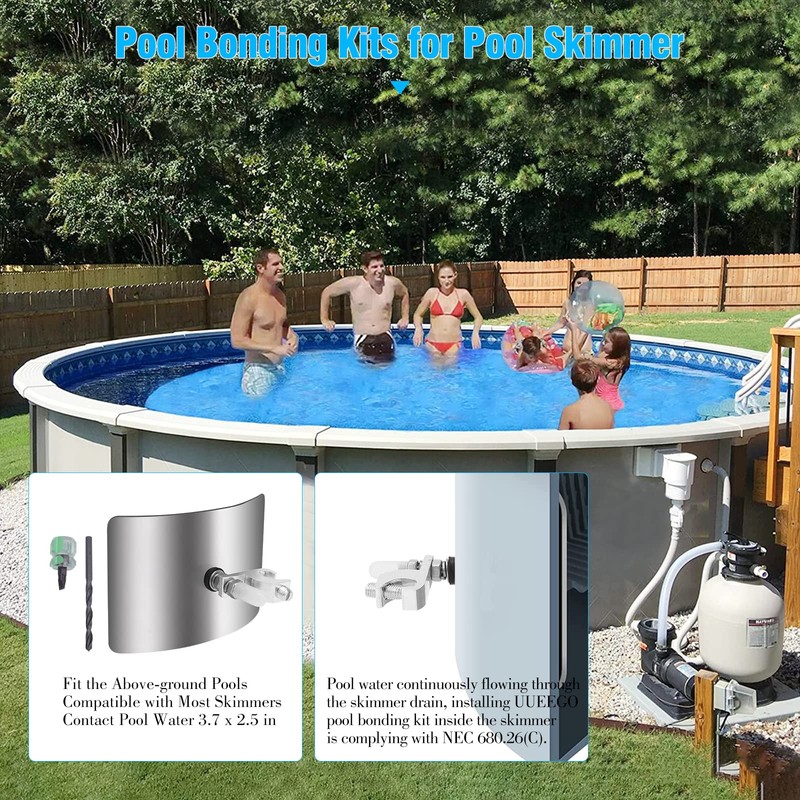 ChangTa Pool Water Bonding Kits, BWB680AG Above Ground Pool Skimmer