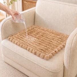 Wnote Thick Leakproof Sofa Cover, Khaki,70x70cm | Sofa Slipcovers Washable, Non-slip Sofa Covers 1 2 3 Seaters,Couch Covers Protectors for Dogs,Sofa Covers for Leather Sofa for Living Room