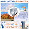 Silver Window Weather Sealing Tape,Window Draft Isolation Sealing Film Tape,Window