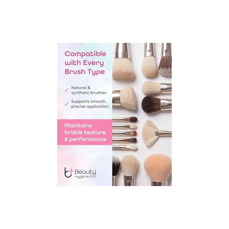 Quick Dry Antibacterial Makeup Brush Cleaner 100ml - Cleans &