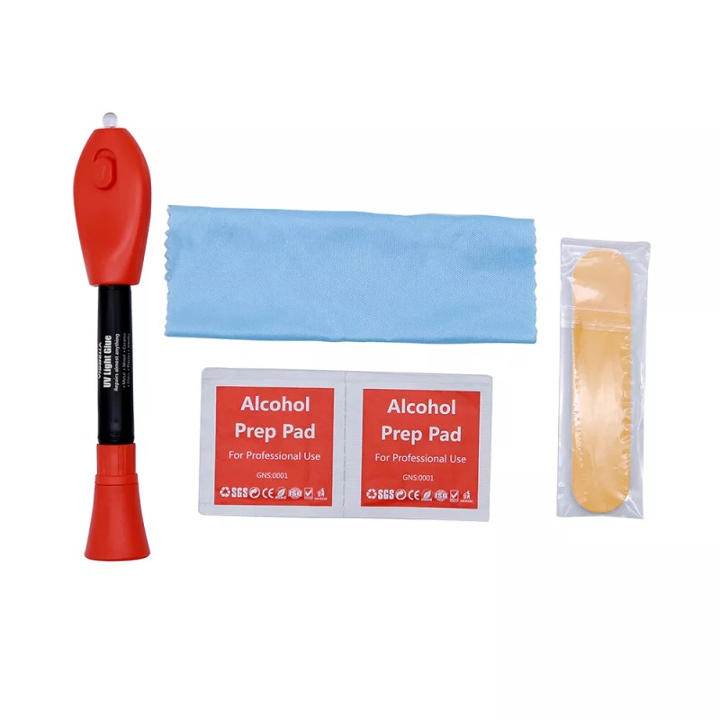 Visbella UV Light Curing Glue Liquid Plastic Welder Adhesive Kit