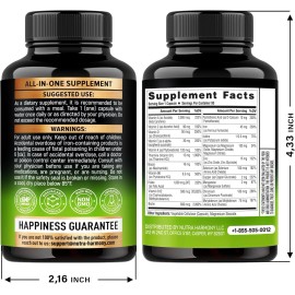 NUTRAHARMONY Bariatric Multivitamin - 45 mg Iron Supplements - Made 90 Count (Pack of 1)