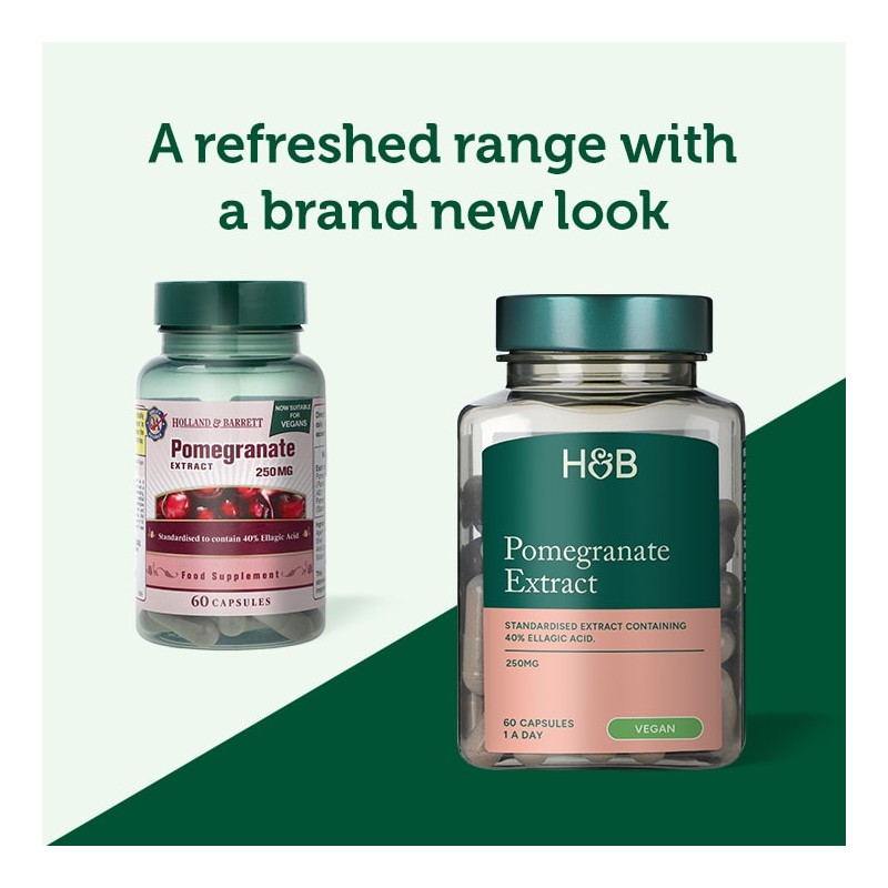 Holland & Barrett Pomegranate 250mg 60 Capsules