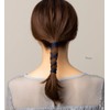 JewelVOX Hair Accessories, Wire Pony Hair Wire, Embossing, Simple, Brown,