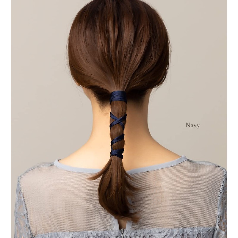 JewelVOX Hair Accessories, Wire Pony Hair Wire, Embossing, Simple, Brown,