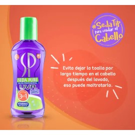 Aceite Capilar Seda Pure Uva 120ml Nutrición e Hidratación Antifrizz