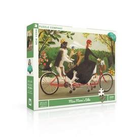 New York Puzzle Company - Janet Hill Miss Moon's Bike - 1000 Piece Jigsaw Puzzle