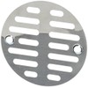 LASCO 03-1247 3-1/2-Inch with Two Screws Shower Drain Grate, Chrome