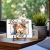 MXLINSW Best Mom Ever Picture Frame-Wood Photo Frame for Mom-Minimalist