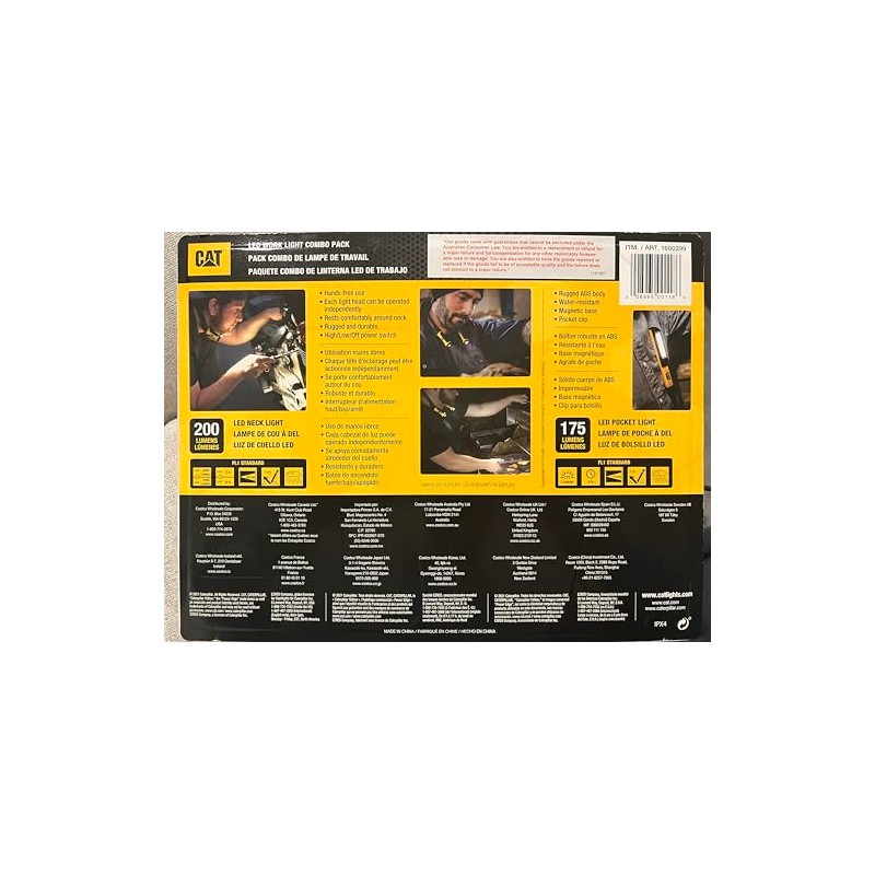 CAT Portable LED Work Light Combo 200 Lumens Neck Light