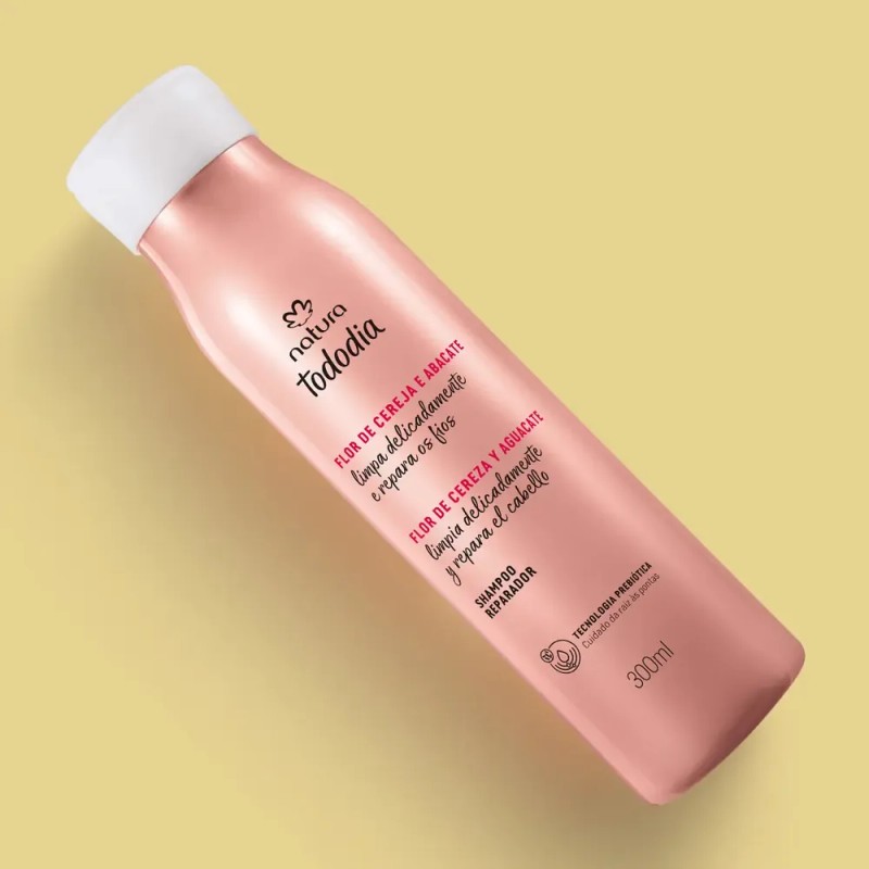 Shampoo Reparador Tododia Flor de Cereza y Aguacate 300ml