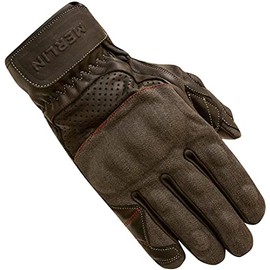 Merlin Maple Motorcycle Gloves (Grey/Black, S)