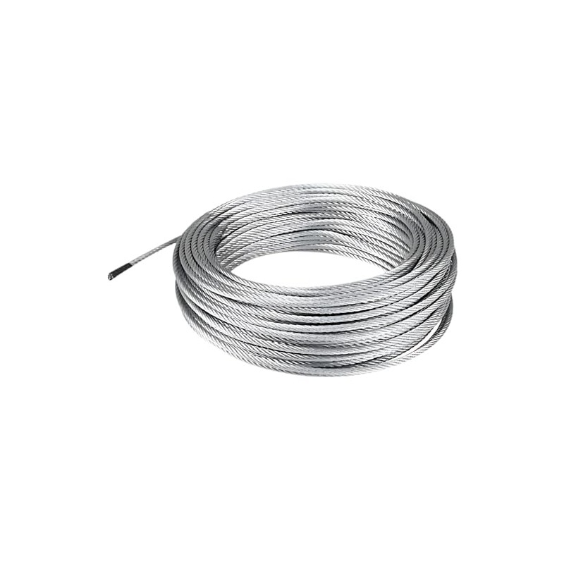 316 Stainless Steel Cable Wire Rope 3/16" 1x19-100 ft Coil