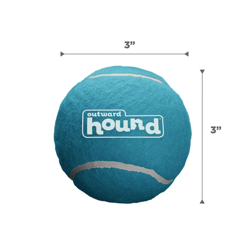 Outward Hound Squeaker Ballz – Squeaky Tennis Balls for Dogs