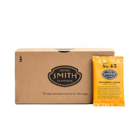 STEVEN SMITH TEAMAKER Smith Teamaker Peppermint Leaves No. 45, Caffeine-Free, Sugar-Free, Sustainably Grown, Herbal Tea Bags 36 Sachets, 0.78oz each