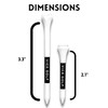 Vice Golf Tees | White | 60 Driver Tees &